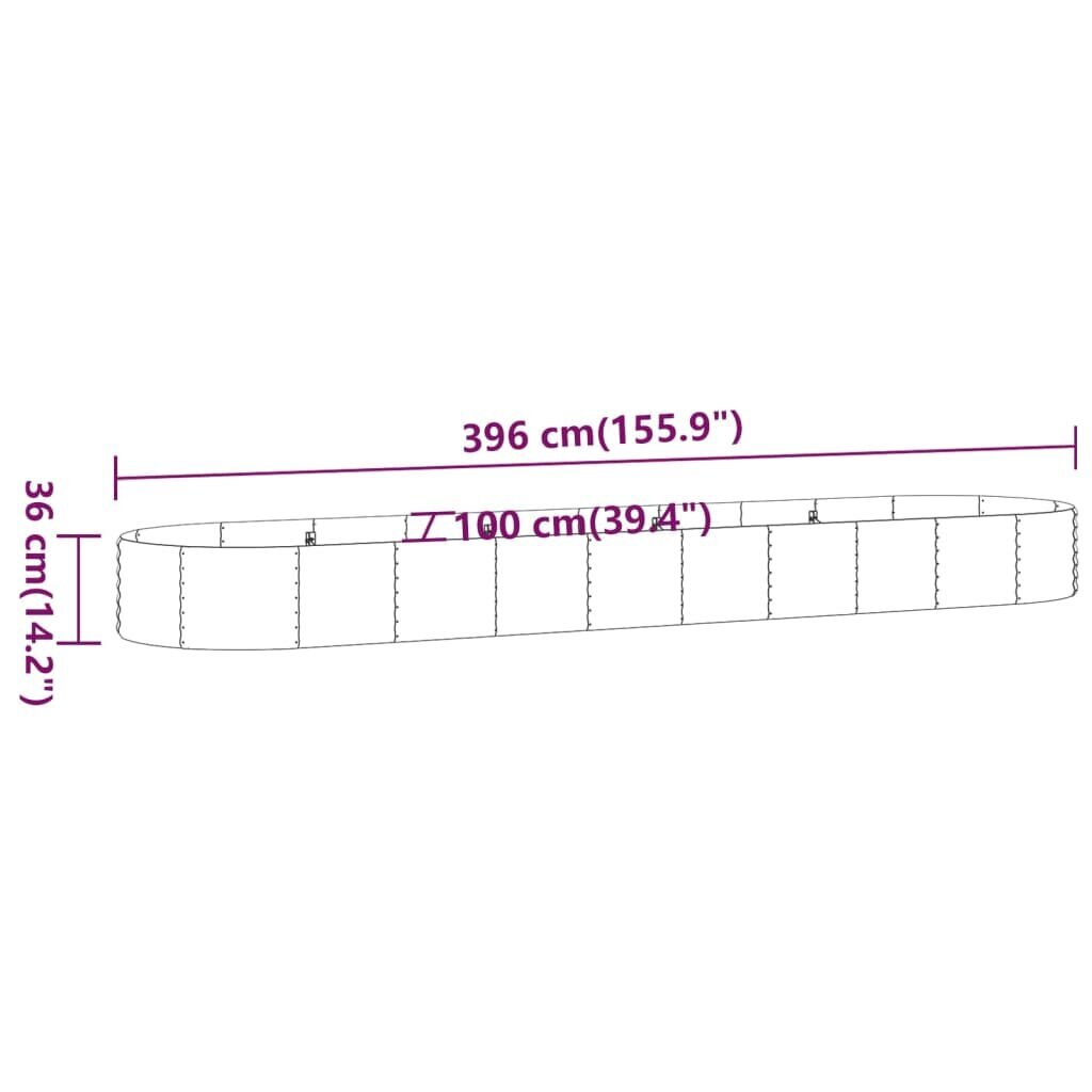 Sodo lovelis 36 cm kaina ir informacija | Loveliai | pigu.lt