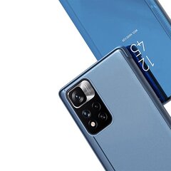Чехол Hurtel Clear View для Xiaomi Redmi Note 11S / Note 11, синий цена и информация | Чехлы для телефонов | pigu.lt