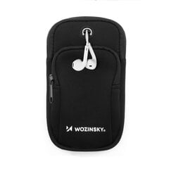 Чехол для телефона на руку Wozinsky WABBK1, черный цена и информация | Чехлы для телефонов | pigu.lt