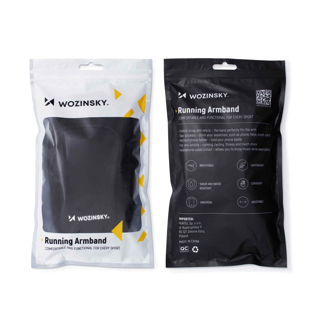 Wozinsky Running Phone Armband WABOR1 kaina ir informacija | Telefono dėklai | pigu.lt