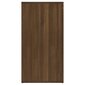 Šoninė spintelė, rudos ąžuolo spalvos, 120x36x69cm, mediena kaina ir informacija | Svetainės spintelės | pigu.lt