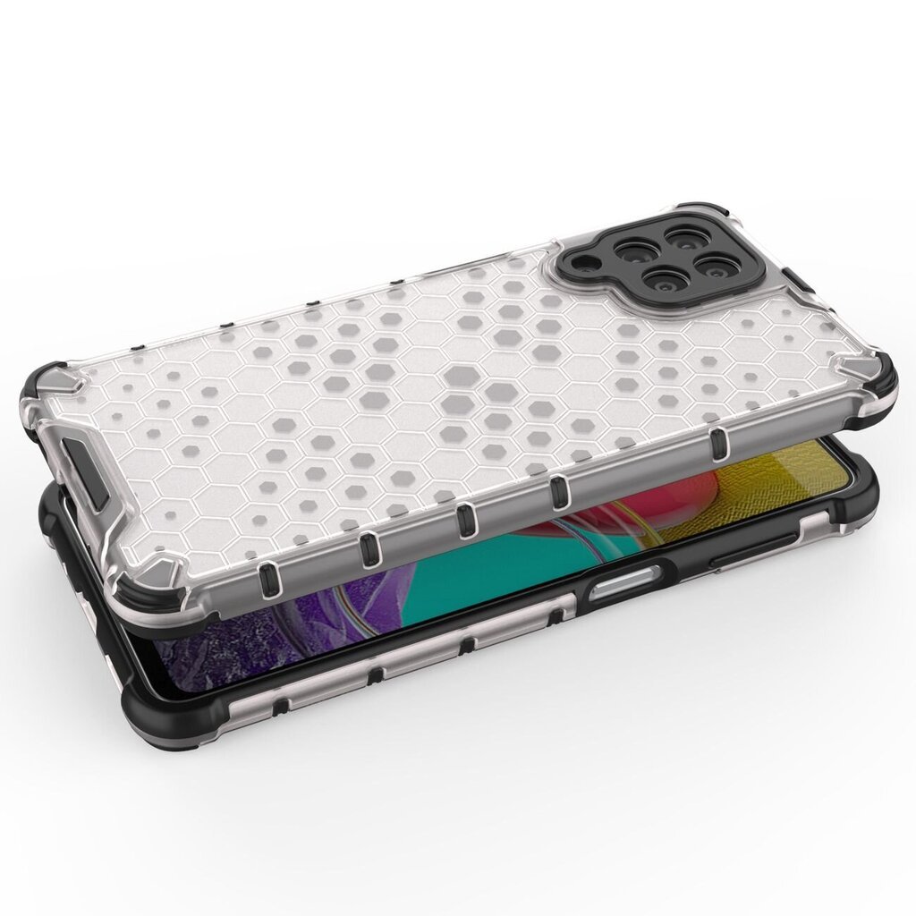 Hurtel Honeycomb Case skirtas Samsung Galaxy M53 5G, juodas kaina ir informacija | Telefono dėklai | pigu.lt