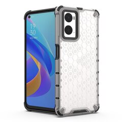 Чехол Hurtel Honeycomb для Oppo A76 / Oppo A36 / Realme 9i, чёрный цена и информация | Чехлы для телефонов | pigu.lt