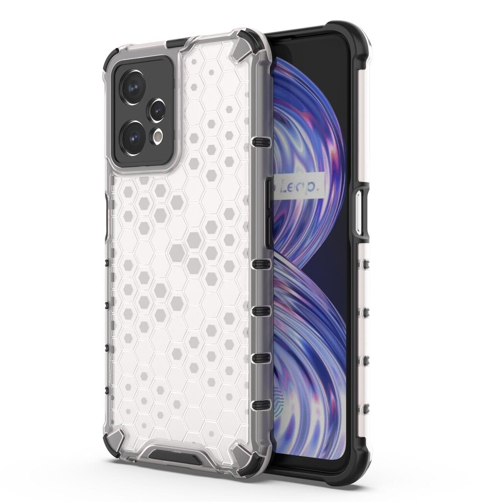 Hurtel Honeycomb Case skirtas Realme 9 Pro, skaidrus цена и информация | Telefono dėklai | pigu.lt