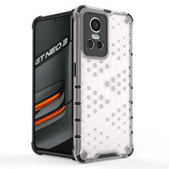 Hurtel Honeycomb Case skirtas Realme GT Neo 3, juodas kaina ir informacija | Telefono dėklai | pigu.lt