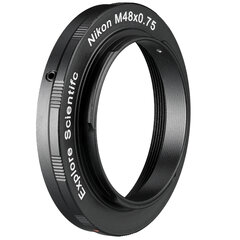 Fotoaparato žiedas Explore Scientific M48x0.75 Nikon kaina ir informacija | Priedai fotoaparatams | pigu.lt