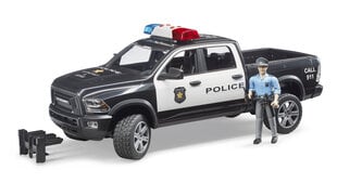 Bruder 02505 Policijos automobilis su policininku цена и информация | Игрушки для мальчиков | pigu.lt