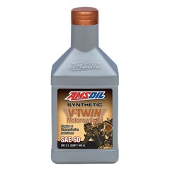 Amsoil Synthetic V-Twin SAE 60 Motorcycle Oil 0.946ml (MCSQT) цена и информация | Мотомасла | pigu.lt