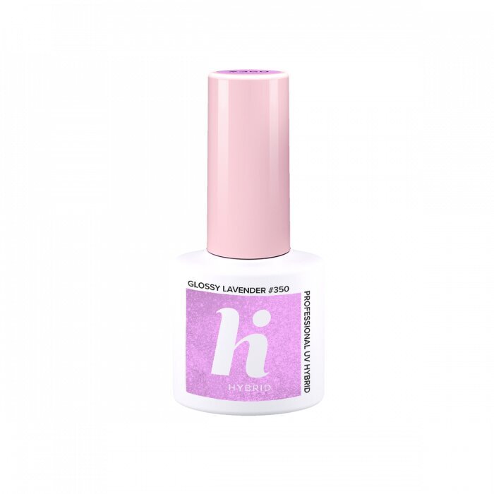 Hibridinis nagų lakas Hi Hybrid 350 Glossy Lavender, 5ml kaina ir informacija | Nagų lakai, stiprintojai | pigu.lt