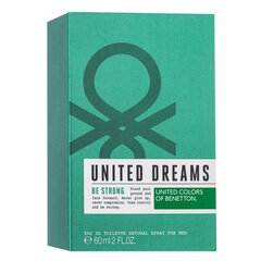 Tualetinis vanduo Benetton United Dreams Be Strong M EDT vyrams, 60 ml kaina ir informacija | Kvepalai vyrams | pigu.lt