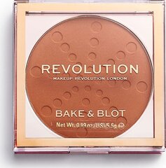 Компактная пудра Makeup Revolution Bake&Blot Pressed powder Orange, 5,5 г цена и информация | Пудры, базы под макияж | pigu.lt