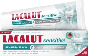 Dantų pasta Lacalut Sensitive Remineralization & Mild Whitening, 75 ml kaina ir informacija | Dantų šepetėliai, pastos | pigu.lt