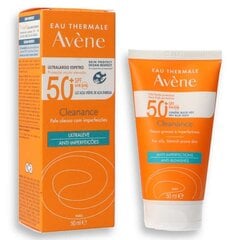 Kūno losjonas Avene Cleanance Spf 50, 50 ml kaina ir informacija | Kremai nuo saulės | pigu.lt