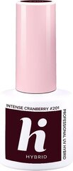 Гибридный лак для ногтей Hi Hybrid 201 Intense Cranberry, 5 мл цена и информация | Лаки, укрепители для ногтей | pigu.lt