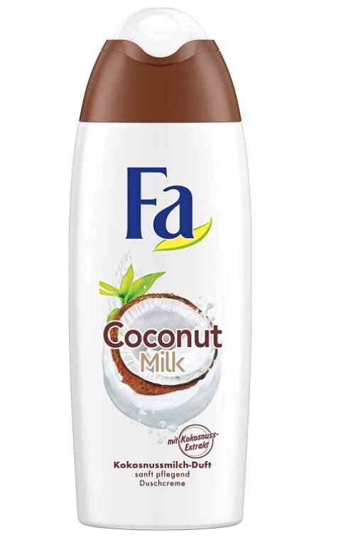Dušo kremas FA Coconut Milk, 250 ml kaina ir informacija | Dušo želė, aliejai | pigu.lt