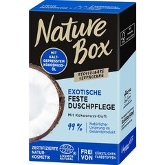 Kietas dušo gelis Nature Box Exotic Coconut Oil, 100 g kaina ir informacija | Dušo želė, aliejai | pigu.lt