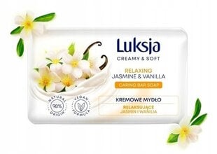 Luxja švelnus jazminų ir vanilės muilas 90g цена и информация | Мыло | pigu.lt