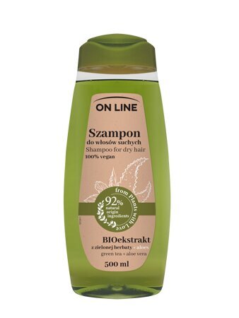 Šampūnas sausiems plaukams On Line, 500 ml цена и информация | Šampūnai | pigu.lt