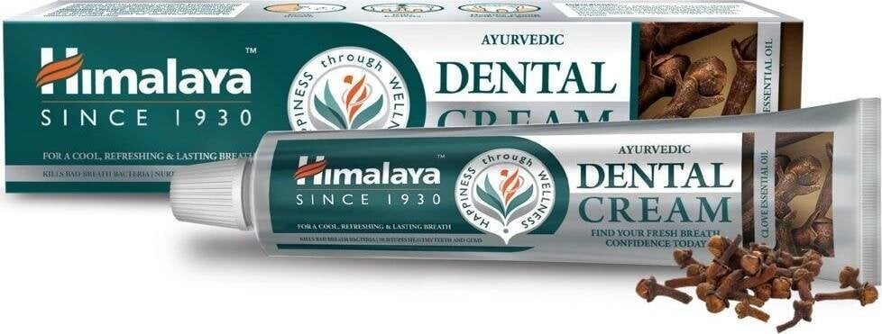 Dantų pasta Himalaya Dental Cream Clove Essential Oil Toothpaste, 100g kaina ir informacija | Dantų šepetėliai, pastos | pigu.lt