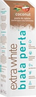 Dantų pasta White Pearl Toothpaste su kokosų aliejumi, 75ml kaina ir informacija | Dantų šepetėliai, pastos | pigu.lt