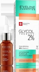 Veido serumas Eveline Glycol Therapy 2% Vitamin Brightening Treatment, 18ml kaina ir informacija | Veido aliejai, serumai | pigu.lt