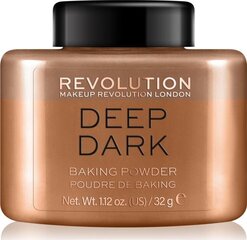 Biri pudra Makeup Revolution Deep Dark, 32 g kaina ir informacija | Makiažo pagrindai, pudros | pigu.lt