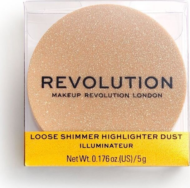 Švytėjimo suteikianti priemonė Makeup Revolution Loose Shimmer Highlighter, 5g kaina ir informacija | Bronzantai, skaistalai | pigu.lt