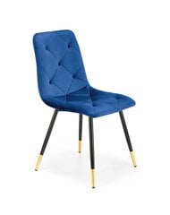 4-ių kėdžių komplektas Halmar K438, mėlynas kaina ir informacija | Virtuvės ir valgomojo kėdės | pigu.lt