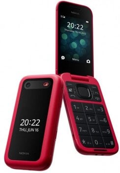 Nokia 2660 Flip 4G Dual SIM Red kaina ir informacija | Mobilieji telefonai | pigu.lt