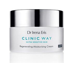 Atkuriamasis drėkinantis naktinis veido kremas Dr.Irena Eris Clinic Way, 50 ml цена и информация | Кремы для лица | pigu.lt