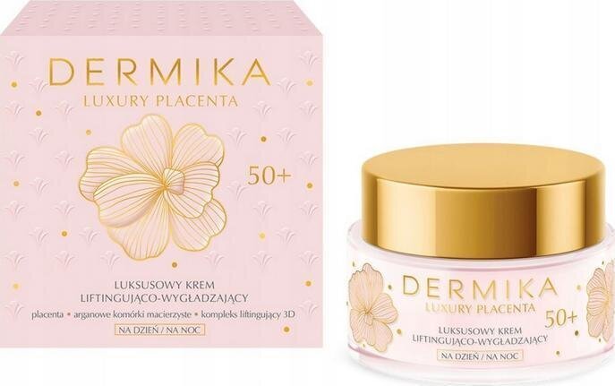 Veido kremas Dermika Luxury Placenta 50+, 50 ml kaina ir informacija | Veido kremai | pigu.lt