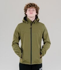 Куртка софтшелл Icepeak, мужская Brimfield 57970-2*572, оливковая 6438522656995 цена и информация | Мужские куртки | pigu.lt