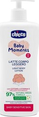 Легкое молочко для тела Chicco Baby Moments Light Body Milk, 500 мл цена и информация | Косметика для мам и детей | pigu.lt