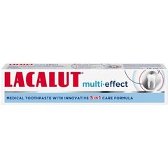 Dantų pasta Lacalut Toothpaste Multi-Effect 5in1, 75ml kaina ir informacija | Dantų šepetėliai, pastos | pigu.lt