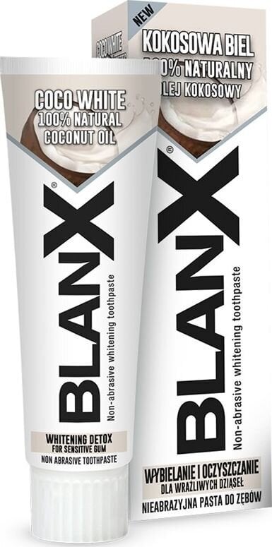 Dantų pasta BlanX Coco White tooth cream, 75 ml kaina ir informacija | Dantų šepetėliai, pastos | pigu.lt