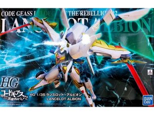 Сборная Gunpla модель Bandai - HG Code Geass Lelouch of the Rebellion R2 Lancelot Albion, 1/35, 63599 цена и информация | Конструкторы и кубики | pigu.lt