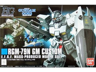 Konstruktorius Bandai - HGUC RGM-79N GM Custom, 1/144, 57400 kaina ir informacija | Konstruktoriai ir kaladėlės | pigu.lt