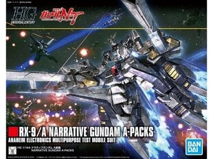 Konstruktorius Bandai - HGUC NT RX-9/A Narrative Gundam A-Packs, 1/144, 55365 kaina ir informacija | Konstruktoriai ir kaladėlės | pigu.lt