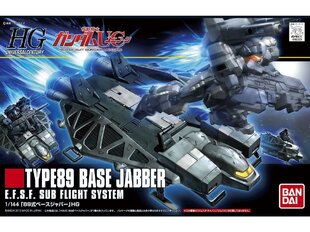 Сборная пластиковая модель Bandai - HGUC Type 89 Base Jabber, 1/144, 55754 цена и информация | Конструкторы и кубики | pigu.lt