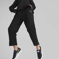 Спортивные штаны для взрослых Puma ESS+ Embroidery High-Waist Женщина Чёрный цена и информация | Спортивная одежда для женщин | pigu.lt