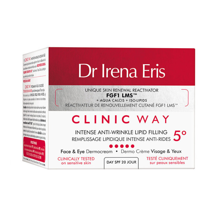 Dieninis veido kremas Dr Irena Eris Clinic Way Nr.5 SPF20, 50 ml kaina ir informacija | Veido kremai | pigu.lt