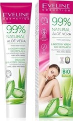 Depiliacinis kremas Eveline 99% Natural Aloe Vera, 125 ml kaina ir informacija | Depiliacijos priemonės | pigu.lt