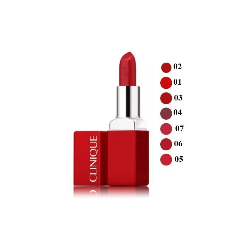 Lūpų dažai Clinique Even Better Pop Lip Colour Blush, 03 Red-y To Party, 3.6 g цена и информация | Lūpų dažai, blizgiai, balzamai, vazelinai | pigu.lt