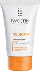 Эмульсия солнцезащитная Iwostin Solercin SPF 50, 100 мл цена и информация | Кремы от загара | pigu.lt