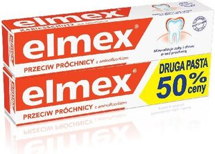Dantų pasta Elmex Anti-Caries, 2 x 75 ml kaina ir informacija | Dantų šepetėliai, pastos | pigu.lt