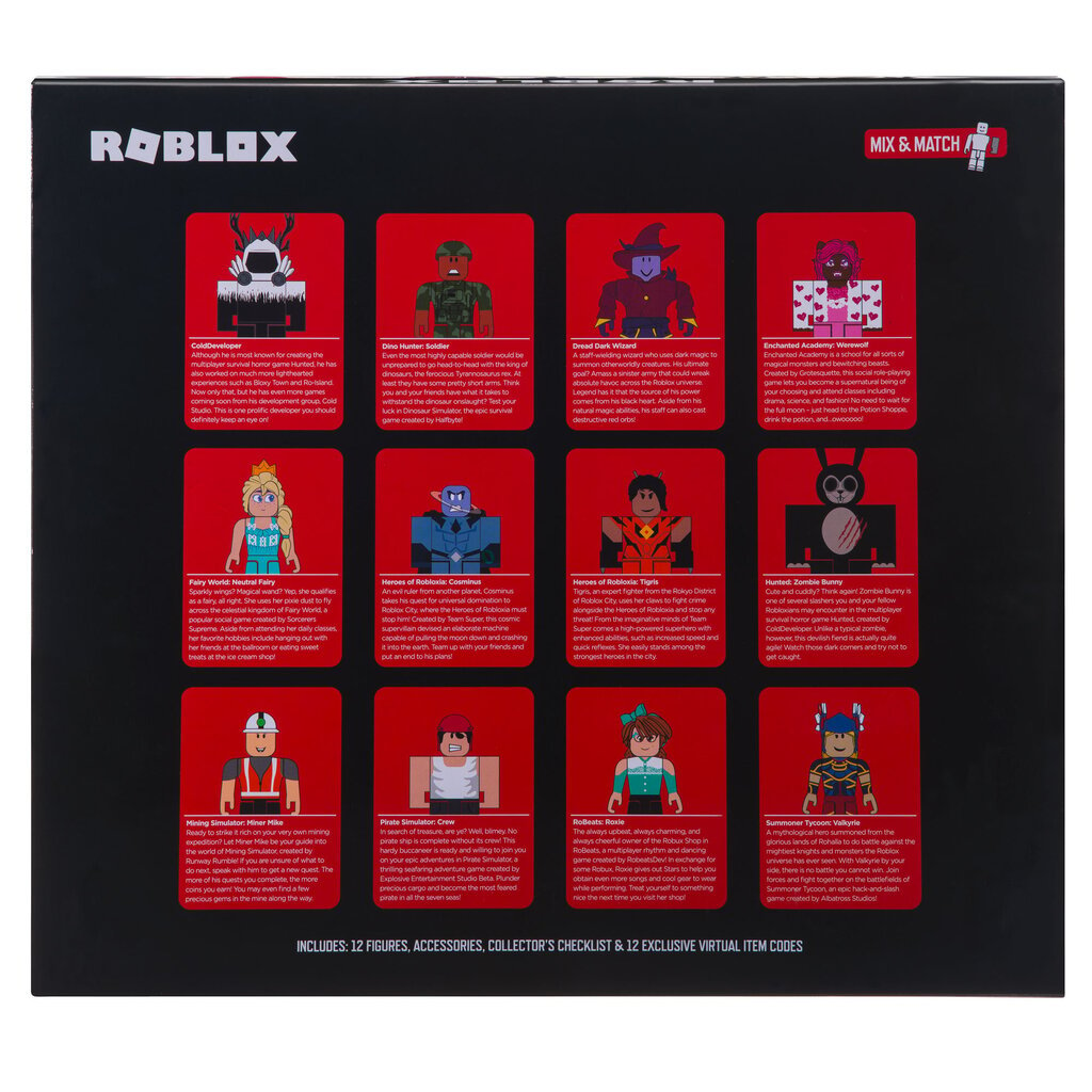 Figūrėlių rinkinys Roblox, 12 vnt. kaina ir informacija | Žaislai berniukams | pigu.lt
