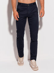 брюки чинос P1245 - темно-синий цена и информация | Мужские брюки | pigu.lt