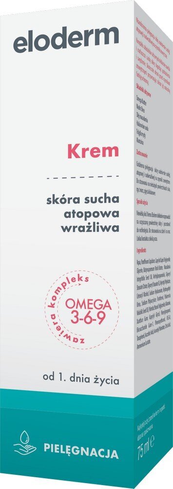 Drėkinamasis kūno kremas kūdikiams Eloderm, 75 ml kaina ir informacija | Kosmetika vaikams ir mamoms | pigu.lt