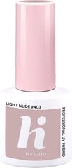 Hibridinis nagų lakas Hi Hybrid Light Nude, 5ml kaina ir informacija | Nagų lakai, stiprintojai | pigu.lt