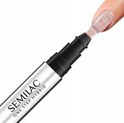 Hibridinis nagų lakas Semilac One Step Pink Beige S245, 3ml kaina ir informacija | Nagų lakai, stiprintojai | pigu.lt